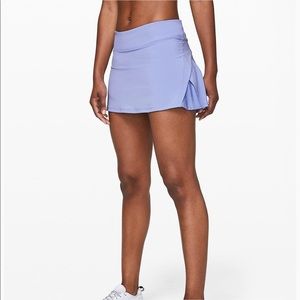 Lululemon Play off the Pleats skirt hydrangea blue